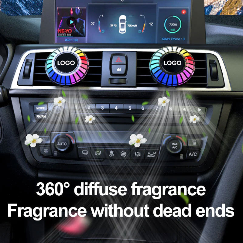 Car Air Freshener Vent Clip Led Ambient Light