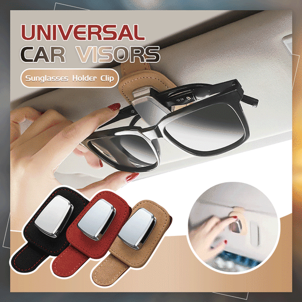 SEMAPHORE Universal Car Sunglasses Clip For BMW X6 Black Car