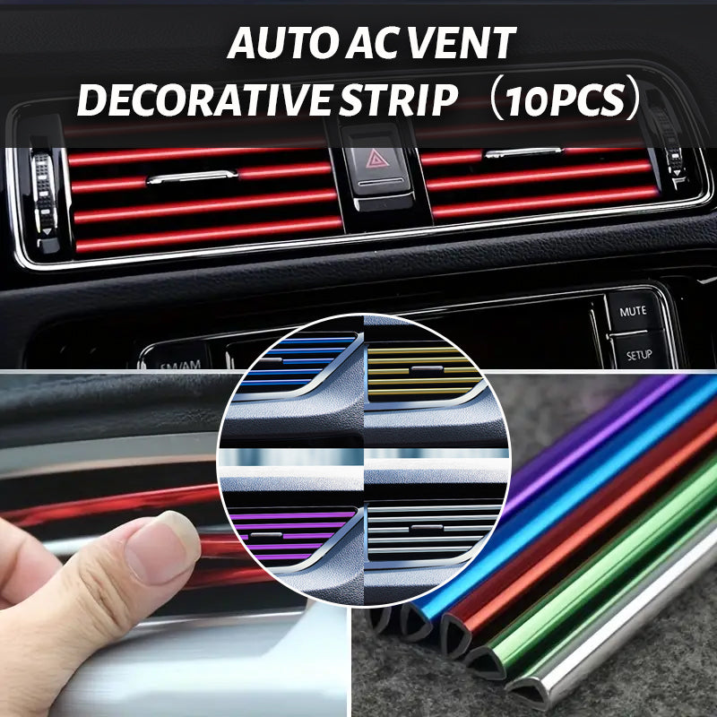 Auto AC Vent Decorative Strip（10pcs）