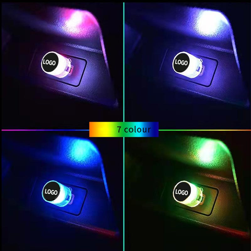 Mini USB LED Car Interior Atmosphere Decorative Light
